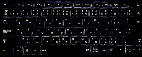 Surface type cover JIS keyboard layout blue