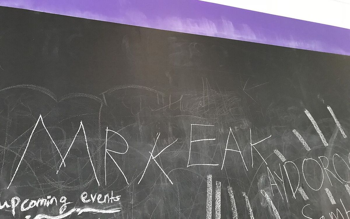 Chalk Board at NYU