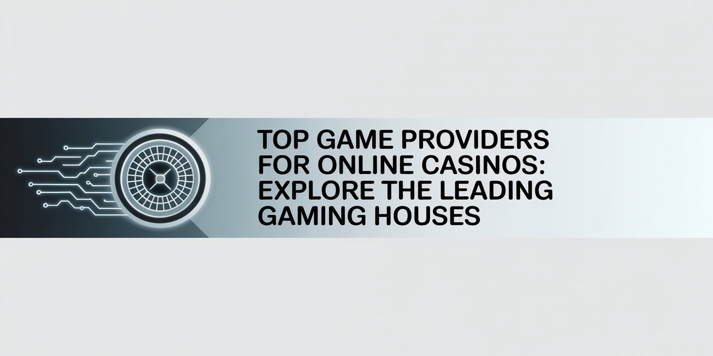 Top Game Providers for Online Casinos: Explore the Leading Gaming Houses